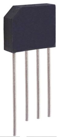 HY Electronic Corp Brückengleichrichter, 1-phasig 2A 600V THT 1.1V KBP 4-Pin 500μA