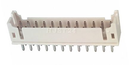 JST PHD Leiterplatten-Stiftleiste Gerade, 24-polig / 2-reihig, Raster 2.0mm, Kabel-Platine, Lötanschluss-Anschluss,