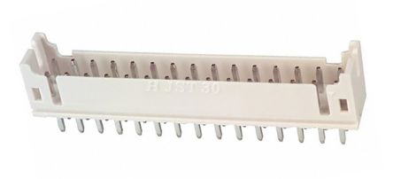 JST PHD Leiterplatten-Stiftleiste Gerade, 30-polig / 2-reihig, Raster 2.0mm, Kabel-Platine, Lötanschluss-Anschluss,
