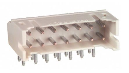 JST PHD Leiterplatten-Stiftleiste Gewinkelt, 14-polig / 2-reihig, Raster 2.0mm, Kabel-Platine, Lötanschluss-Anschluss,