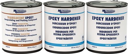 MG Chemicals Epoxidharz-Kleber, Aushärtung 35 Min → 24 H Dose 3 L Transparent