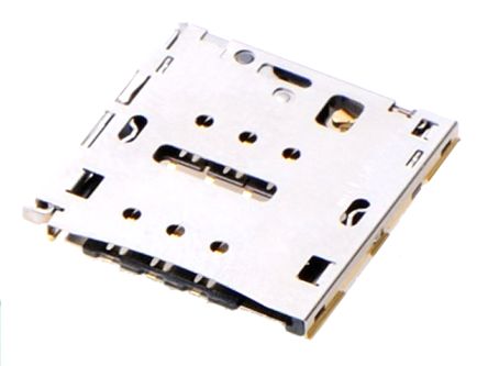 Molex 505020 MicroSIM Speicherkarten-Steckverbinder Buchse, 6-polig / 1-reihig, Raster 1.1mm