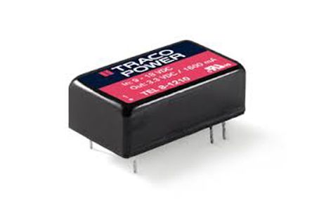 TRACOPOWER TEL 8 DC/DC-Wandler 8W 12 V Dc IN, 12V Dc OUT / 665mA 1.5kV Dc Isoliert