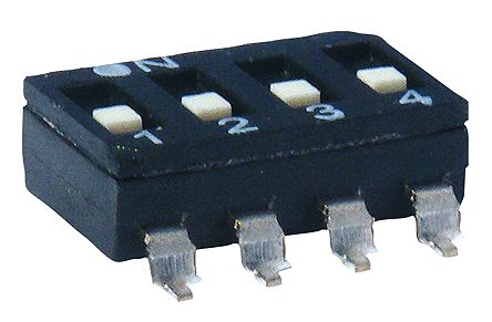 KNITTER-SWITCH DIP-Schalter 2-stellig 2 PST, Kontakte Verzinnt 100 MA (nicht Schaltend), 25 MA (schaltend), Bis +85°C