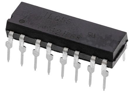 Vishay THT Quad Optokoppler DC-In / Darlington-Out, 16-Pin PDIP, Isolation 5300 V Ac