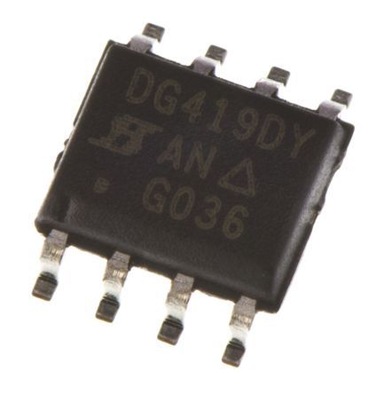 Vishay Interruptor Analógico DG419DY-T1-E3, SOIC 8 Pines