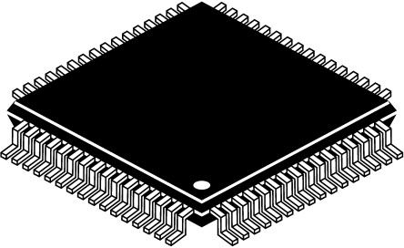 STMicroelectronics Microcontrolador STM32F103R6T6A, Núcleo ARM Cortex M3 De 32bit, RAM 10 Kb, 72MHZ, LQFP De 64 Pines
