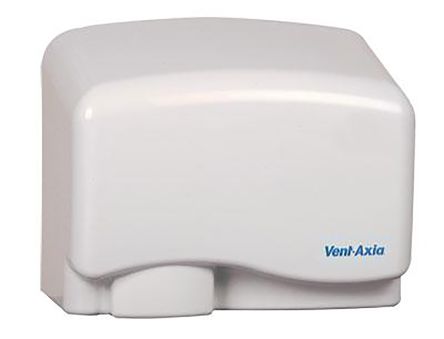 Vent-Axia ABS Händetrockner Automatisch 1kW, 160mm X 225mm X 275mm