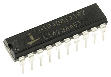 Renesas Electronics HIP4080AIPZ, MOSFET 4, 2.5 A, 15V 20-Pin, PDIP