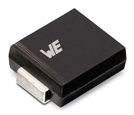 Wurth Elektronik TVS-Diode Bi-Directional Einfach 53.3V 38.65V Min., 2-Pin, SMD DO-214AB (SMC)