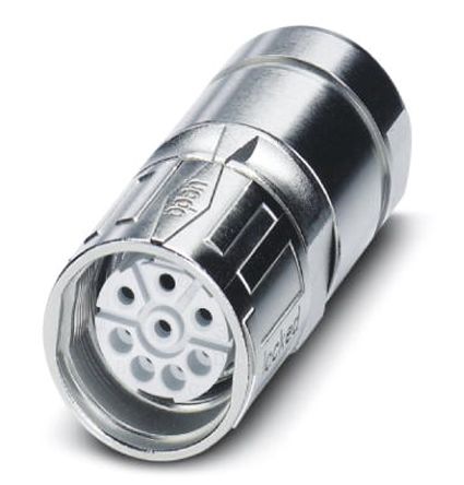 Phoenix Contact Circular Connector, 4 + 3 + PE Contacts, Cable Mount, M23 Connector, Socket, Female, IP67, SF Series
