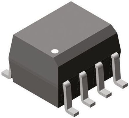 Broadcom SMD Dual Optokoppler DC-In / Transistor-Out, 8-Pin SOIC, Isolation 3750 V Eff.