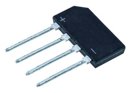 HY Electronic Corp Brückengleichrichter, 1-phasig 2A 600V THT 1.1V 2GBJ 4-Pin 1mA