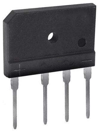 HY Electronic Corp Brückengleichrichter, 1-phasig 50A 600V THT 1.1V GBJ 4-Pin 500μA