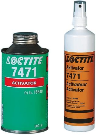Loctite SF 7471 Klebstoff-Aktivator Cyanacrylat Flüssig Transparent, Flasche 500 Ml