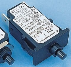 Schurter Thermal Circuit Breaker - T11 Single Pole 240V Ac Voltage Rating, 4A Current Rating