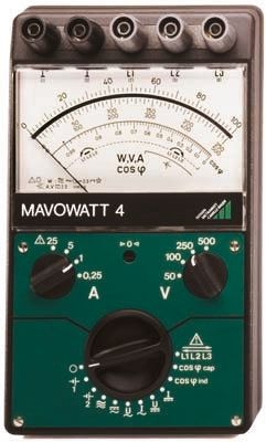 Gossen Metrawatt Leistungsmessgerät, Serie MAVOWATT 4, Max. 25kW 500V Dc, 25A Ac