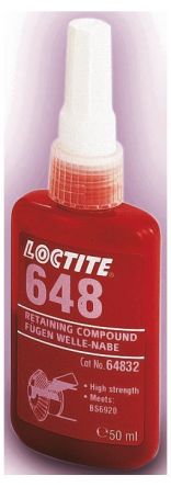 Loctite 648 Fügeklebstoff Hochfest Flüssig Grün, Flasche 5 Ml, -55 → +175 °C
