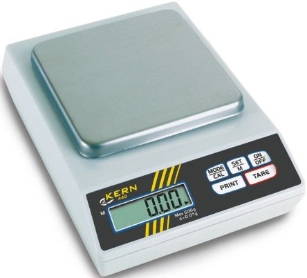 Kern Balance 440-45N, Max. 1kg, Résolution 0,1 G, Etalonné RS