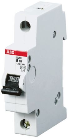 ABB Interruptor Automático 2P, 20A, Curva Tipo B, Poder De Corte 6 KA S202-B20, System Pro M Compact, Montaje En Carril DIN