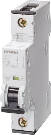Siemens Sentron 5SY6 MCB, 3P, 4A Curve C, 400V AC, 6 KA Breaking Capacity