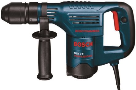 Bosch GSH 3 E SDS Hammer Drill, 230V, 650W, 3.6kg, Type F - Schuko Plug