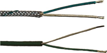 Jumo Cable De Extensión Para Termopares Tipo K, Temp. Máx. +180°C, Long. 25m, Aislamiento De Politetrafluoroetileno