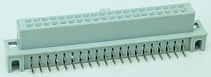 3M Connecteur Femelle Pour CI, 50 Contacts, 2 Rangées, 2.54mm, Traversant, Angle Droit