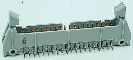 3M 3000 Series Right Angle Through Hole PCB Header, 20 Contact(s), 2.54mm Pitch, 2 Row(s), Shrouded