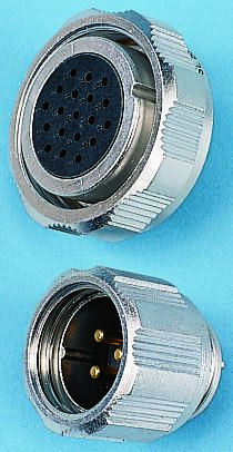 Amphenol Socapex Conector Circular Macho Serie SL61 De 19 Vías Hembra, Montaje Aéreo