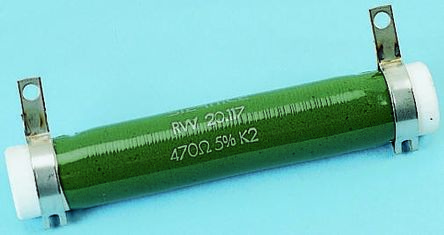 Vishay RW20117 Wickel Lastwiderstand 47Ω ±5% / 72W, Röhrenförmig Schraubanschluss, -55°C → +450°C