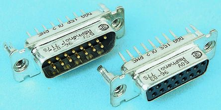 Amphenol ICC Connecteur Sub-D Mâle Amphenol 25 Voies Montage Panneau Droit