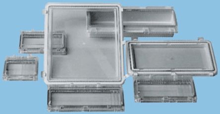 Fibox Sichtfenster 200mm X 16mm X 77mm, Polycarbonat, Transparent