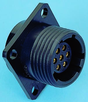 Jaeger 6332 Series, 3 Pole Miniature Plug, with Male Contacts