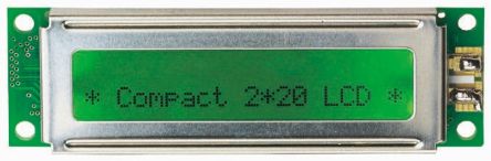 Theale 20203SRY TH20203 Alphanumeric LCD Display, 2 Rows by 20 Characters, Reflective