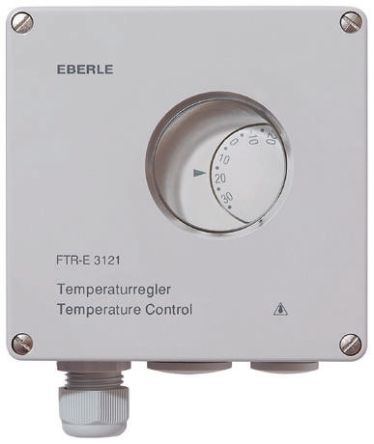 Eberle Thermostat, 0 → +40 °C, 4A, Wechsler