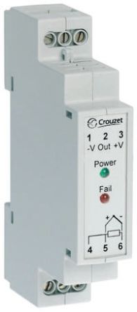 Crouzet Signal Conditioner, RTD Input, Voltage Output, 24V Dc Supply