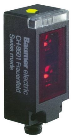 Baumer FPDK 20P Kubisch Optischer Sensor, Reflektierend, Bereich 4,5 M, PNP Ausgang, 4-poliger M8-Steckverbinder