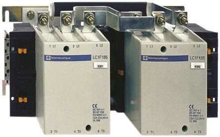 Schneider Electric Contactor TeSys F LC2F De 3 Polos, 3 NA, 185 A, 100 KW