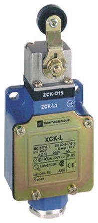 Telemecanique Sensors OsiSense XC Series Lever Limit Switch, NO/NC, IP66, SPDT, Zinc Alloy Housing, 240V Ac Max, 10A Max