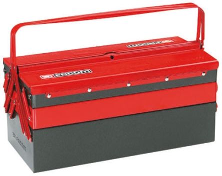 Facom Metall Werkzeugbox, 5 Schubladen, L. 475mm B. 220mm H. 475mm, 4.5kg, Vorhängeschloss