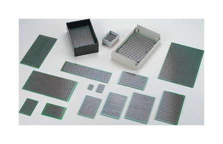 高知电子 表面贴装（SMT）板, 101 x 69 x 1.6mm, 双面, 26 x 38孔, 1mm孔直径