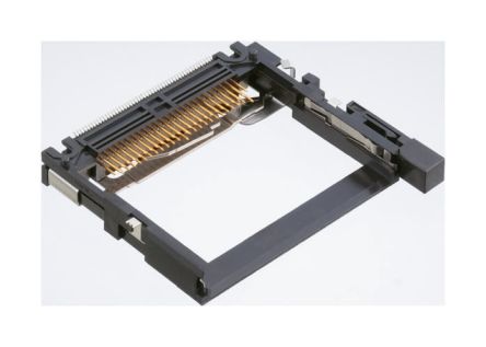 Hirose Compact Flash Speicherkarte Speicherkarten-Steckverbinder Stecker, 50-polig / 2-reihig, Raster 1.27mm