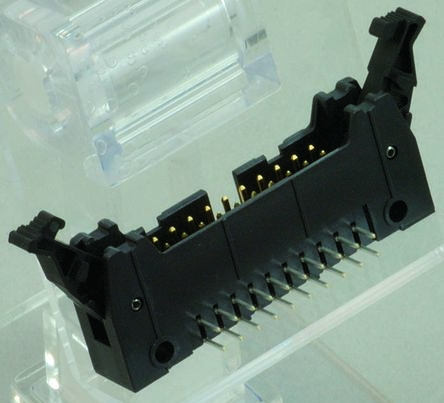 JAE PS Series Right Angle Through Hole PCB Header, 60 Contact(s), 2.54mm Pitch, 2 Row(s), Shrouded