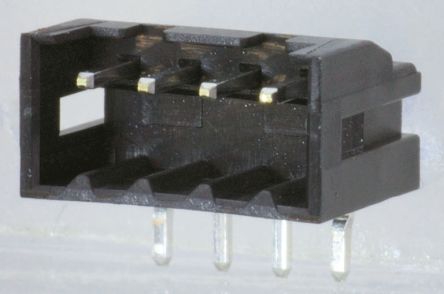 Hirose Conector Macho Para PCB Ángulo De 90° Serie DF3 De 5 Vías, 1 Fila, Paso 2.0mm, Para Soldar, Montaje En Orificio