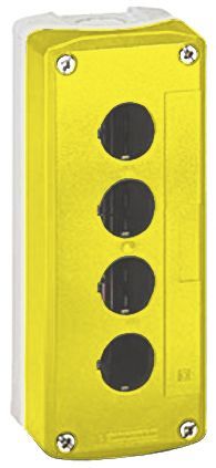 Schneider Electric Harmony XALK Steuerstation Leergehäuse, 5 X Ø 22mm, Gelb, Kunststoff