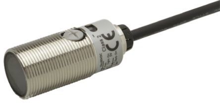 Omron Capteur Photoélectrique Réflexion Directe, E3F, 20 M, Cylindrique, IP67, IP69K