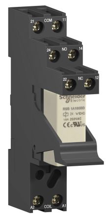 Schneider Electric 继电器底座, RSZ系列, 适用于Relais系列RSZ, DIN 导轨安装, 8触点