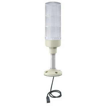 Schneider Electric Harmony XVG LED Signalturm 3-stufig Linse Klar LED Transparent + Summer Blitz, Dauer 100mm