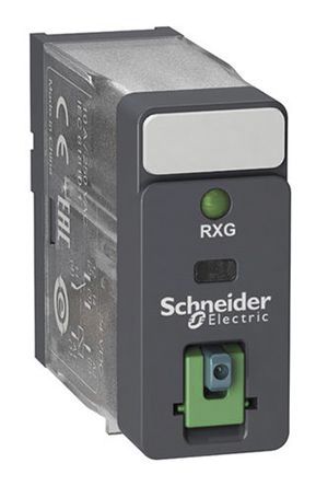 Schneider Electric Relé De Potencia Sin Enclavamiento Harmony Relay RXG De 1 Polo, SPDT, Bobina 230V Ac, Enchufable